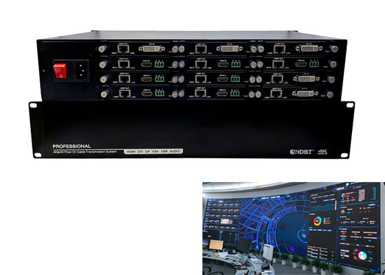 12 riempitivo Hdbaset del trasmettitore dei porti HDBT al convertitore 4k di Hdmi