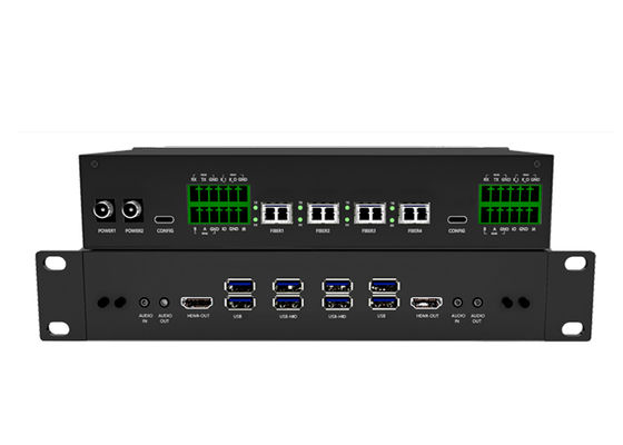 Sistema di gestione della collaborazione non-IP dell'agente di fibra ottica FMK Kvm Extender in fibra ottica