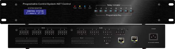 Processore di controllo AV programmabile con 8 porte RS-232, 8 canali IR e 16 client simultanei per automazione centralizzata