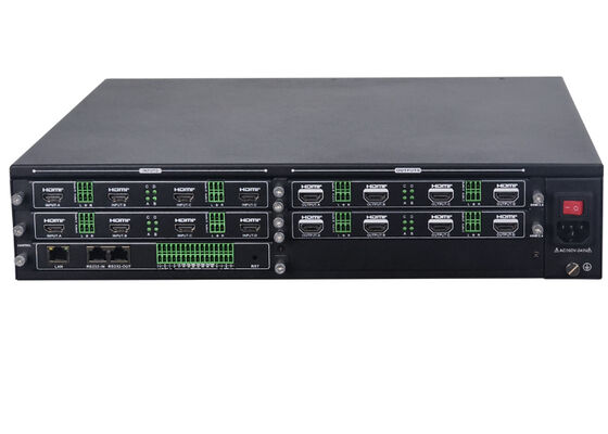 Processore per videowall modulare HDMI 8x8 4K60 4:4:4 con 16 finestre per controller per videowall