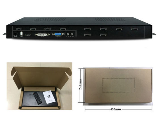 1 separatore dell'uscita HDMI dell'input 9 con regolatore della parete di funzione 1x9 HDMI della parete il video con 3x3