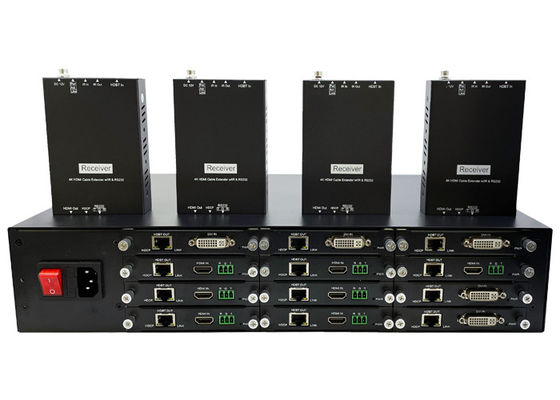 4k HDMI sopra il riempitivo Cat5 con gli input di 12X Hdmi e le uscite di HDBaseT