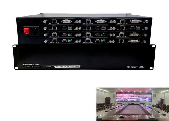 CAT5e/6/7 12 poc IR doppio RS232 3D del separatore del riempitivo dei porti HDMI HDBaseT