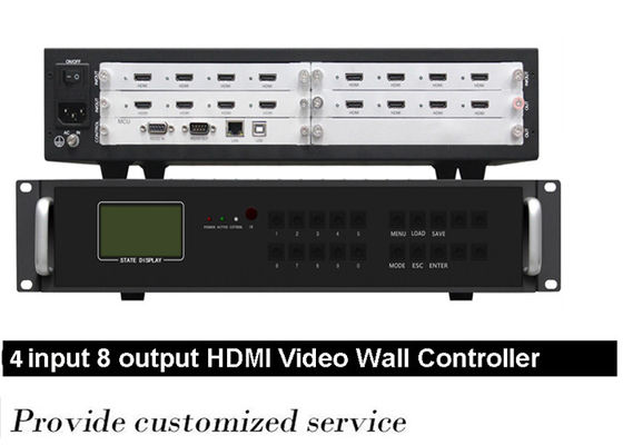 4 in 8 verso l'esterno il video regolatore 4x4 della parete di HDMI, video unità di elaborazione della parete di 2x4 Hdmi