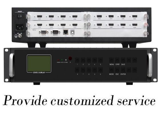 8 in 8 fuori deturpi regolatore LCD 3x3 1x2 1x3 2x1 3x1 2x2 della parete di 4k HDMI il video