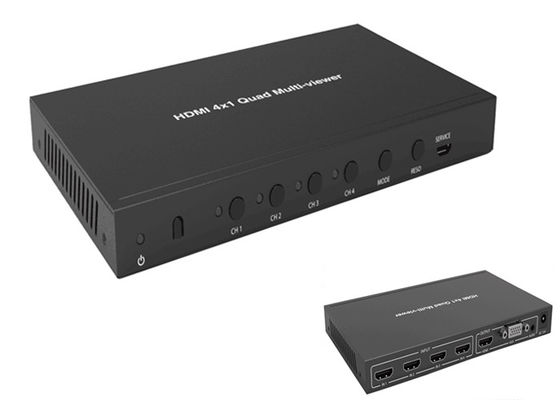 Quadrato pieno Hdmi Multiviewer di 1080P 3D 4k 60hz 4x1 con la funzione senza cuciture dello scambista