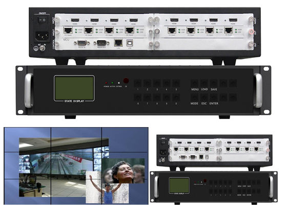 Controller video LCD a parete ad alte prestazioni da 240 V con porta di uscita 4k Hdmi Hdbaset