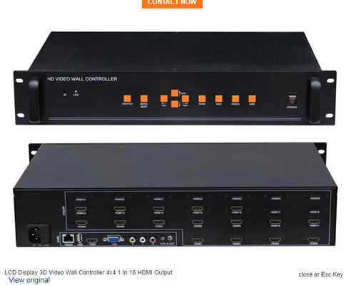 Potente video controller HDMI per la sala di controllo