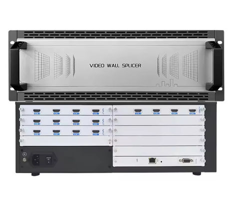 Controller video a parete HDMI a 16 canali 12 In 4 Out LED LCD Video Wall Processor