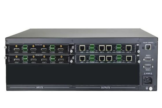8 x 8 HDMI HDBaseT Matrix con 8 pezzi di ricevitori da 70 metri DVI e Component Outputs
