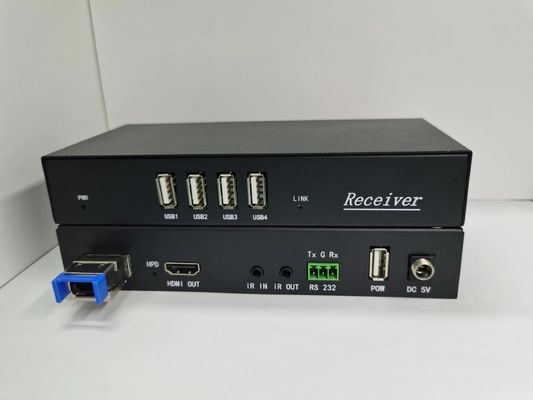 Cavo ottico HDMI MPO 4K 60Hz con ingresso/uscita IR 18Gbps Data Rate nero