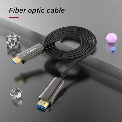 4K HDR Dolby Vision HDMI cavo in fibra ottica, 100m cavo ottico attivo HDMI per risoluzione Ultra HD