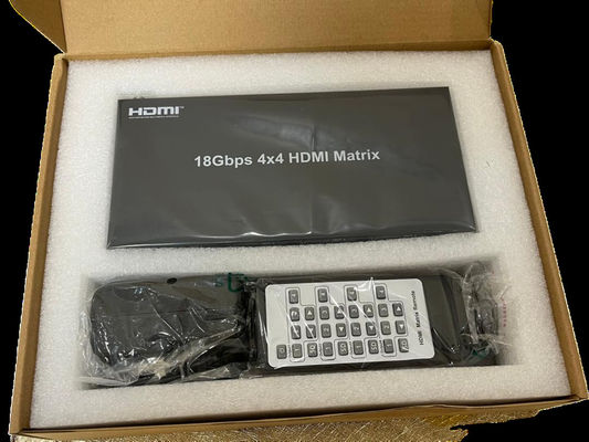 EDID Supporto 4x4 HDMI Matrix con larghezza di banda video 225MHz e controllo RS-232