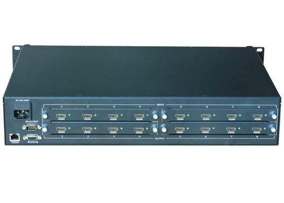 8x8 4x4 HDMI Matrix Switcher Opzioni di controllo Ethernet compatibili HDCP