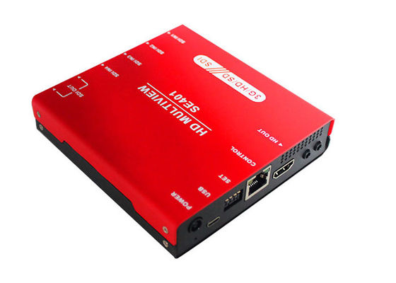 3G/HD/SD-SDI Quad Multiviewer e Switcher con display audio