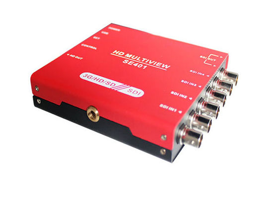 3G/HD/SD-SDI Quad Multiviewer e Switcher con display audio