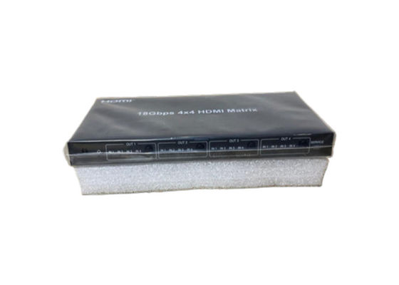 4X4 HDMI Matrix Switcher con opzioni di controllo multiple e uscite 4K