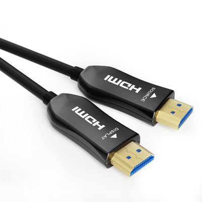 Cable in fibra ottica HDMI Ultra HD 4K lungo 100 m, stabile e senza interferenze