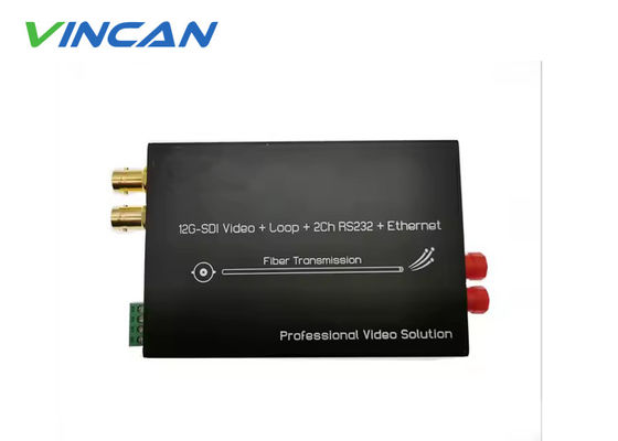 Estensore SDI 12G professionale con 4K in tempo reale, audio e dati su fibra