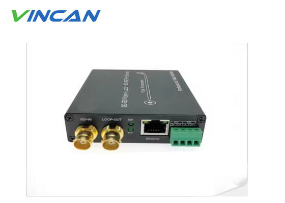 Estensore SDI 12G professionale con 4K in tempo reale, audio e dati su fibra