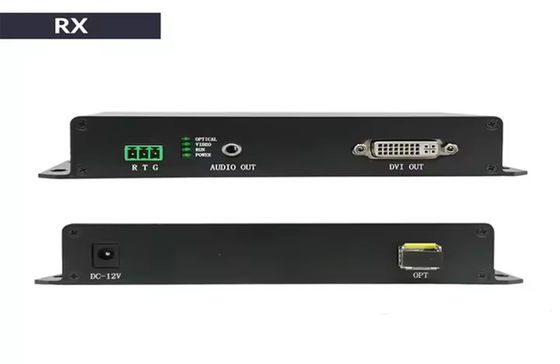 DVI Fiber Extender da 20 km. 1080p@60Hz.