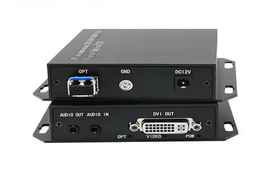 DVI Fiber Optic Extender 20km 1080p@60Hz Trasmissione DVI-D Dual Link