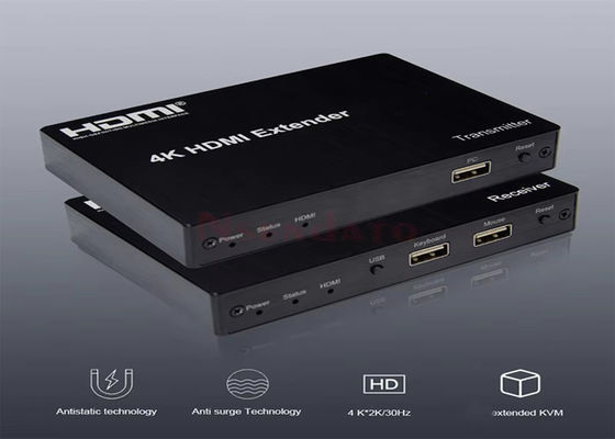 150M 4K 30Hz HDMI KVM USB Port HDBaseT Extender tramite Cat 5e/Cat6