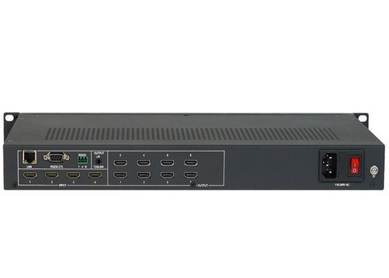 4 Input 8 Output HDMI LCD Video Wall 4k 60hz Controller per display di parete