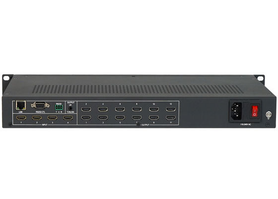 3x4 2x4 3x3 Hdmi 4k Quad Video Wall Processor Con 4 Input 12 Output