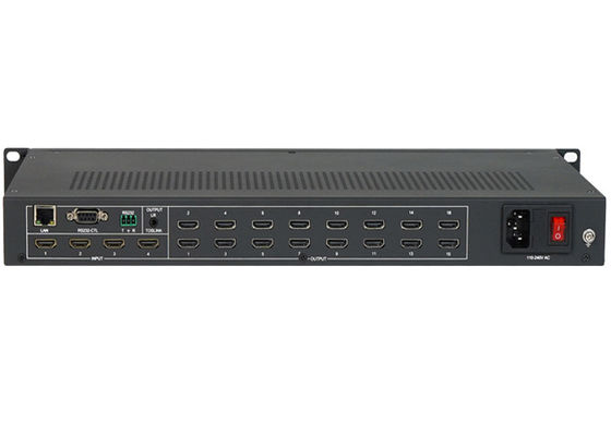 Controller video HDMI TV 4x4 4k con 4 ingressi e 16 uscite