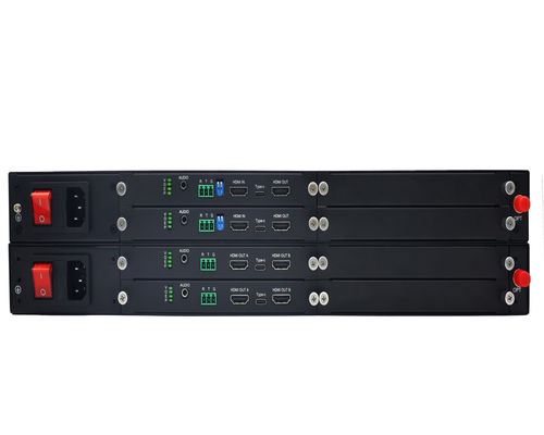 10 km 4K 60Hz HDMI Extender Over Fiber Optical Nessuna perdita Nessuna latenza
