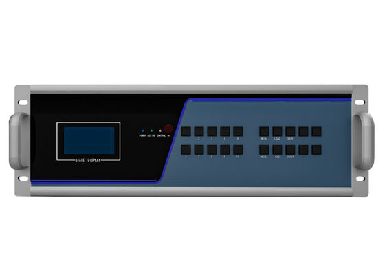 Alimentazione Ridondata Supportata 88 Porte 3.5 U Fibra KVM Trasmettitore e Ricevitore Nodo KVM Matrix Fibra
