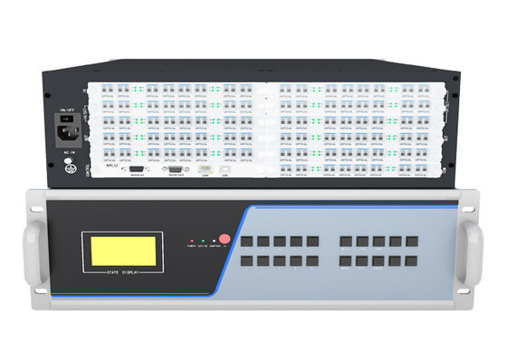 3840x2160 60hz e compatibilità verso il basso FPGA avanzata 88 porte 3.5 U Fiber KVM Matrix