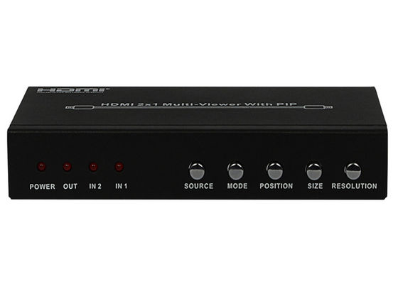 Tipo femminile porti del SEME HDMI 2x1 MultiViewer di CC 5V 1A dell'ingresso/uscita