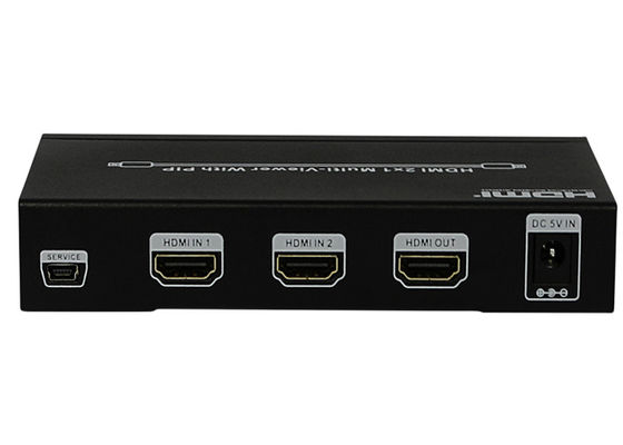 Tipo femminile porti del SEME HDMI 2x1 MultiViewer di CC 5V 1A dell'ingresso/uscita