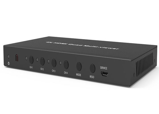 Quadrato nero HDMI Multiviewer di HDCP 1,4 4K 4×1 con 4 l'input di x HDMI e 1 uscita di x HDMI