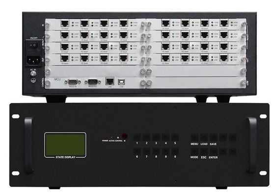 16 in 16 verso l'esterno il video hdmi del porto 2x2 3x3 di With HDBaseT del regolatore della parete della matrice HDMI