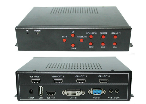 video esposizione di For Multi TV del regolatore della parete di 1x2 2x2 Digital HDMI