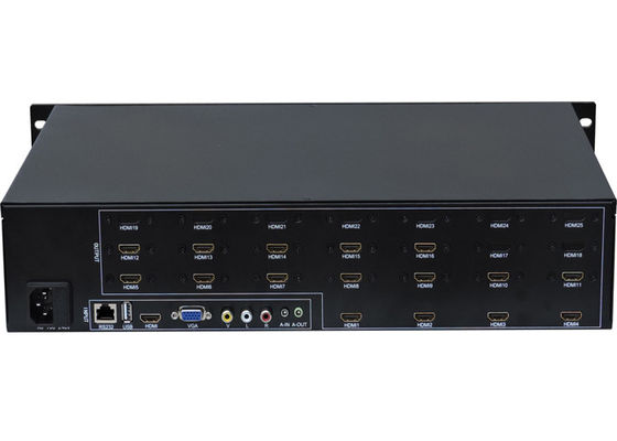 Video regolatore LCD 4x4 1 della parete dell'esposizione 3D in un'uscita di 16 HDMI