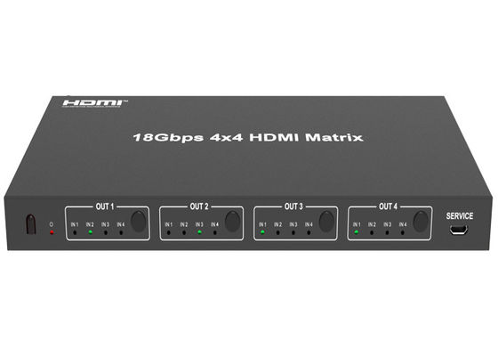 Micro ricevitore di IR dello scambista della matrice HDMI di USB 18Gbps 4x4