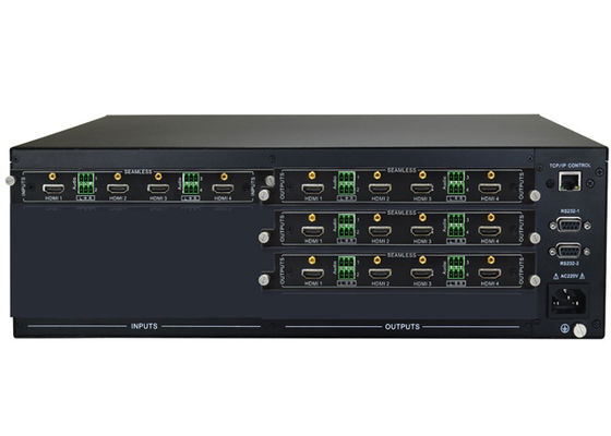 Video scambista modulare della matrice 4x12 con controllo di Ethernet RS232 di IR