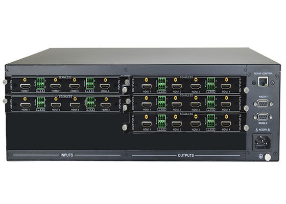 Scambista modulare senza cuciture HDCP della matrice di 8x16 4k HDMI video