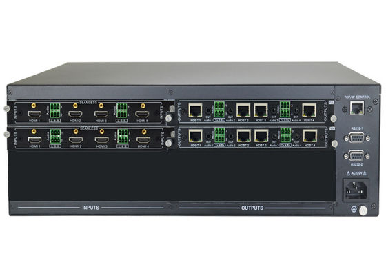 Il video scambista senza cuciture 8 HDMI della matrice di EDID 4K ha introdotto l'uscita di 8 HDBaseT