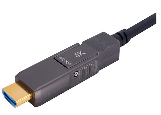 Tipo di cavo a fibre ottiche attivo corazzato di 200CU 4k HDMI D per scrivere D a macchina