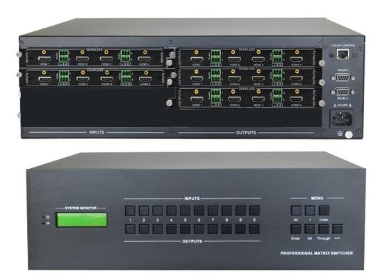 8-Ch 4k HDMI ha introdotto scambista della matrice dell'uscita di 16-Ch 4k Hdmi il video con fissato al muro