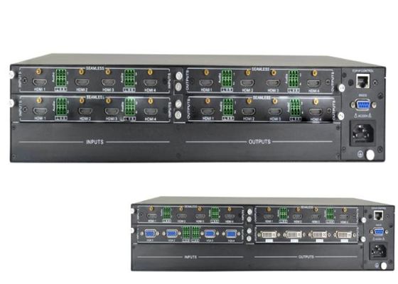 8 introdotto e 8 hanno prodotto il video controllo Web di sostegno dello scambista della matrice di HDMI e RS-232, controllo di Ethernet