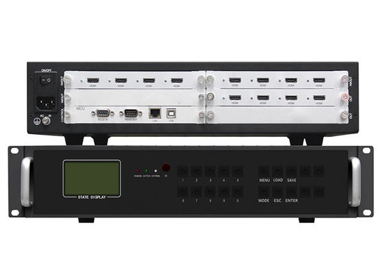 4 in 8 verso l'esterno il video regolatore With Central Control della parete di HDMI 4x2 2x4