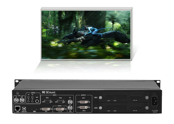 1HDMI 1 VGA 2 BNC ha introdotto l'unità di elaborazione della parete dell'uscita LED di 2 DVI con l'intelaiatura 1U