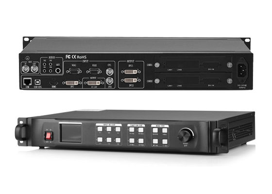 1HDMI 1 VGA 2 BNC ha introdotto l'unità di elaborazione della parete dell'uscita LED di 2 DVI con l'intelaiatura 1U