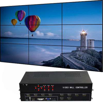 1 in 9 verso l'esterno FCC del video della parete di HDMI CE LCD del regolatore With 2x2 2x3 3x2 4x1 4x2 3x3 e di RoHS